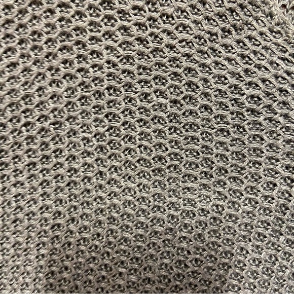 Eileen Fisher Women's 100% Linen V-Neck Sweater Size L Gray/Taupe Lightweight - Picture 8 of 11